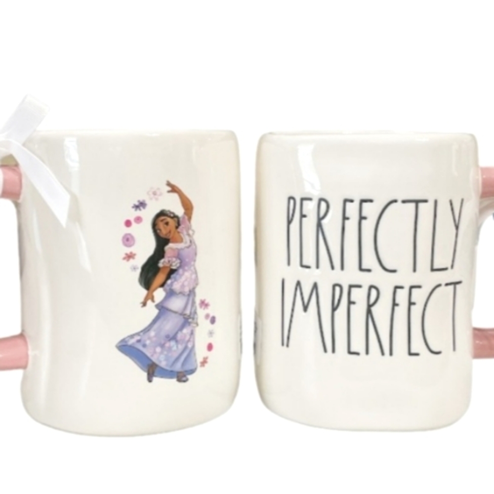 Rae Dunn Disney  "Perfectly Imperfect" Encanto Isabela Double Sided Mug